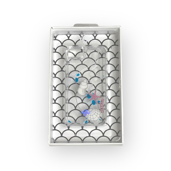 new Valfre  Clear Mermaid Phone Case with Ocean Charms  iPhone 6 7 8  Trendy - Picture 7 of 16